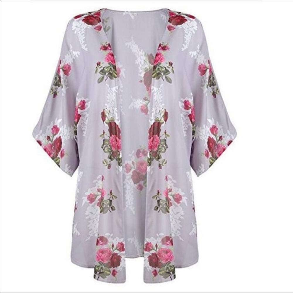 Lilac and Rose Women’s Kimono